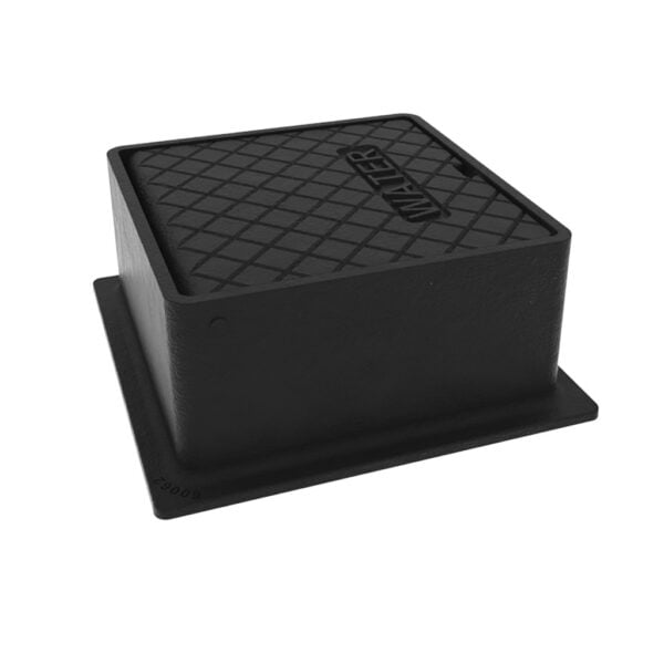 PL Round Stop Tap Box With Cast Iron Lid - 150mm Height - Water Valve Box